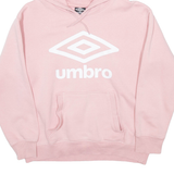 UMBRO Womens Pink Hoodie S