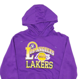 NBA Lakers Mens Purple Hoodie USA S