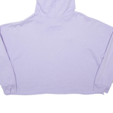 CALVIN KLEIN JEANS Cropped Womens Purple Hoodie XL