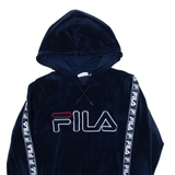 FILA Fleece Womens Blue Hoodie M