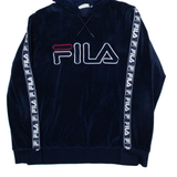 FILA Fleece Womens Blue Hoodie M