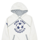 CHAMPION Pinetree Muddogs Mens Cream Hoodie M
