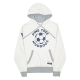 CHAMPION Pinetree Muddogs Mens Cream Hoodie M