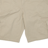 DICKIES Womens Workwear Shorts Beige UK 16 W38