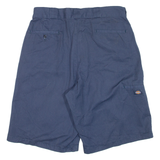 DICKIES Mens Workwear Shorts Blue L W36