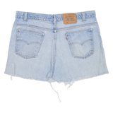 LEVI'S Womens Denim Shorts Blue 2XL W40