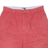TOMMY HILFIGER Mens Chino Shorts Red M W31