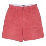 TOMMY HILFIGER Mens Chino Shorts Red M W31
