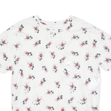 DISNEY All Over Mickey Print Mens T-Shirt White USA L