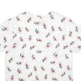 DISNEY All Over Mickey Print Mens T-Shirt White USA L