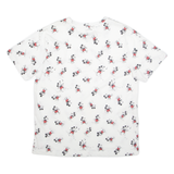 DISNEY All Over Mickey Print Mens T-Shirt White USA L