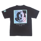 DISNEY Mickey Mens T-Shirt Black M