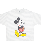 DISNEY Mickey Mouse Mens T-Shirt White USA XL
