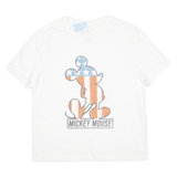 DISNEY Mickey Mouse Womens T-Shirt White USA M