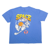 SPACE JAM Bugs Bunny Mens T-Shirt Blue USA 2XL
