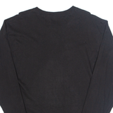 DISNEY Mens T-Shirt Black Long Sleeve USA L