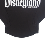 DISNEY Oversized Mens T-Shirt Black Long Sleeve USA S