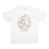 LOONEY TUNES Mens T-Shirt White USA L