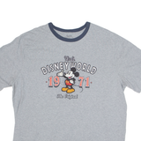 WALT DISNEY 1971 Mickey Mouse Mens T-Shirt Grey USA XL