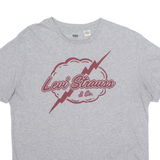 LEVI'S Womens T-Shirt Grey L