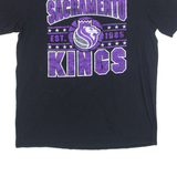 NBA Sacramento Kings Mens T-Shirt Black USA M