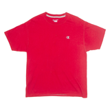 CHAMPION Mens T-Shirt Red L