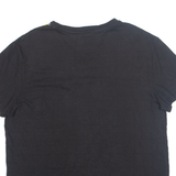 CALVIN KLEIN Soft Touch Mens T-Shirt Black V-Neck XL