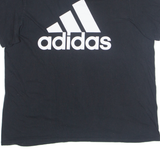 ADIDAS Womens T-Shirt Black XL