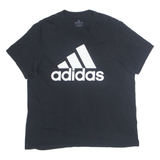 ADIDAS Womens T-Shirt Black XL