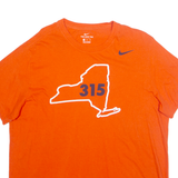 NIKE 315 NY Mens T-Shirt Orange USA XL