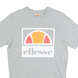 ELLESSE Mens T-Shirt Grey Crew Neck S