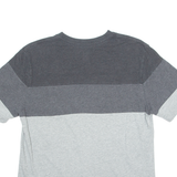 NIKE Mens T-Shirt Grey V-Neck L
