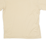 CHAMPION Mens T-Shirt Beige Crew Neck S