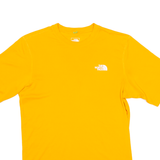 THE NORTH FACE Mens T-Shirt Orange Crew Neck XS