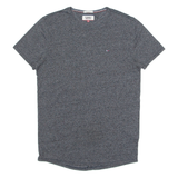 TOMMY HILFIGER Slim Fit Mens T-Shirt Grey Crew Neck S