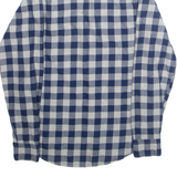 TOMMY HILFIGER Mens Shirt Blue Check Long Sleeve S
