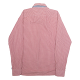 TOMMY HILFIGER Custom Fit Mens Shirt Red Gingham Long Sleeve L
