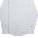 TOMMY HILFIGER Mens Plain Shirt White Long Sleeve M