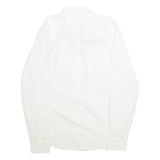 TOMMY HILFIGER Mens Plain Shirt White Long Sleeve S