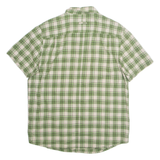 COLUMBIA Slim Fit Mens Shirt Green Plaid L
