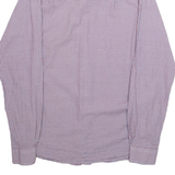 BEN SHERMAN Mens Shirt Blue Gingham Long Sleeve M