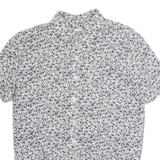 LEVI'S Mens Shirt White Floral S