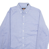 DICKIES Mens Formal Shirt Blue Long Sleeve M