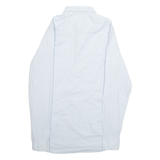 TOMMY HILFIGER Slim Fit Mens Plain Shirt Blue Long Sleeve XS