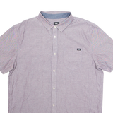 VANS Classic Fit Mens Plain Shirt Purple L