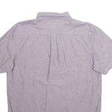 VANS Classic Fit Mens Plain Shirt Purple L