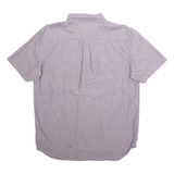 VANS Classic Fit Mens Plain Shirt Purple L