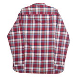 TOMMY HILFIGER Custom Fit Mens Shirt Red Plaid Long Sleeve XL