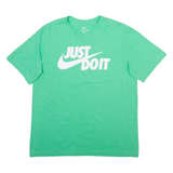NIKE Mens T-Shirt Green M