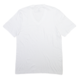 NAUTICA Mens T-Shirt White V-Neck M